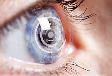 Cataract eye vision